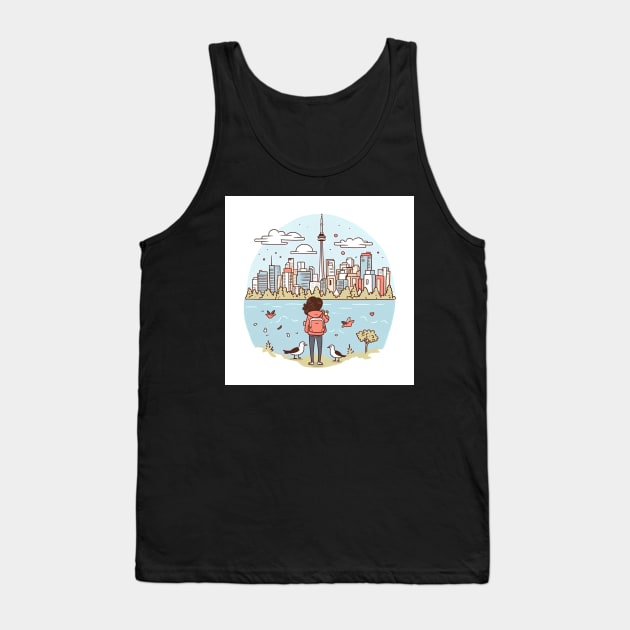 Toronto Tank Top by ComicsFactory